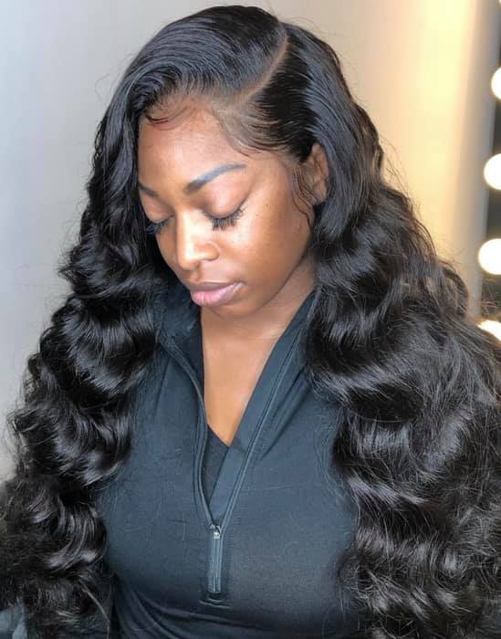 Loose Wave Virgin Hair Lace Frontal Closure 13x4 Ear To Ear
